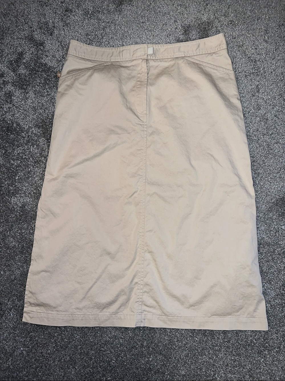 Faconnable Classic Beige Women's Straight Skirt Size 6